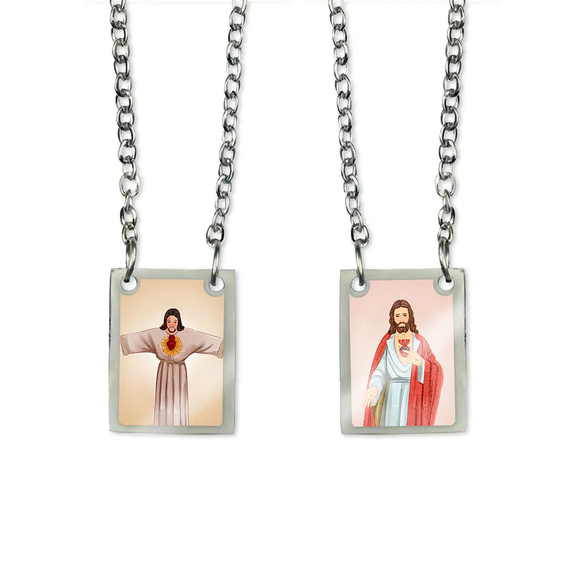 Scapolare in acciaio di Cristo Re 1