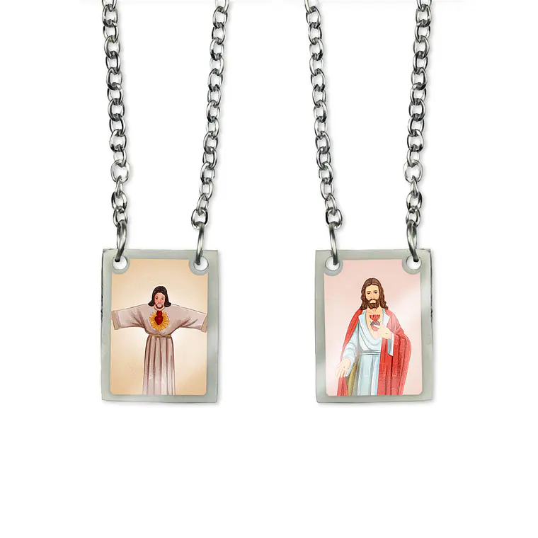 Scapolare in acciaio di Cristo Re 1