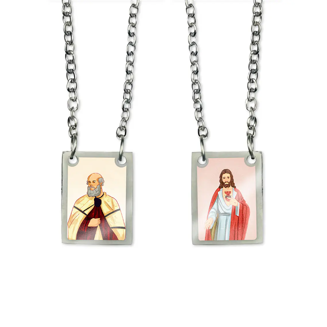 Scapulaire en acier de Saint Barnabé 1