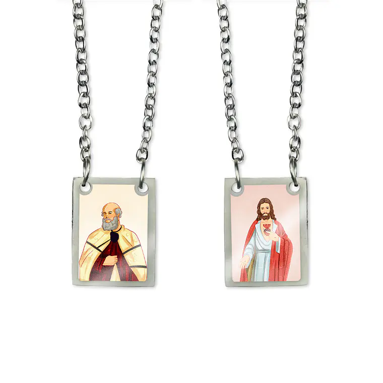 Scapulaire en acier de Saint Barnabé 1