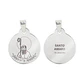 Collier et médaille de Saint Amaro en acier inoxydable - vignette 2