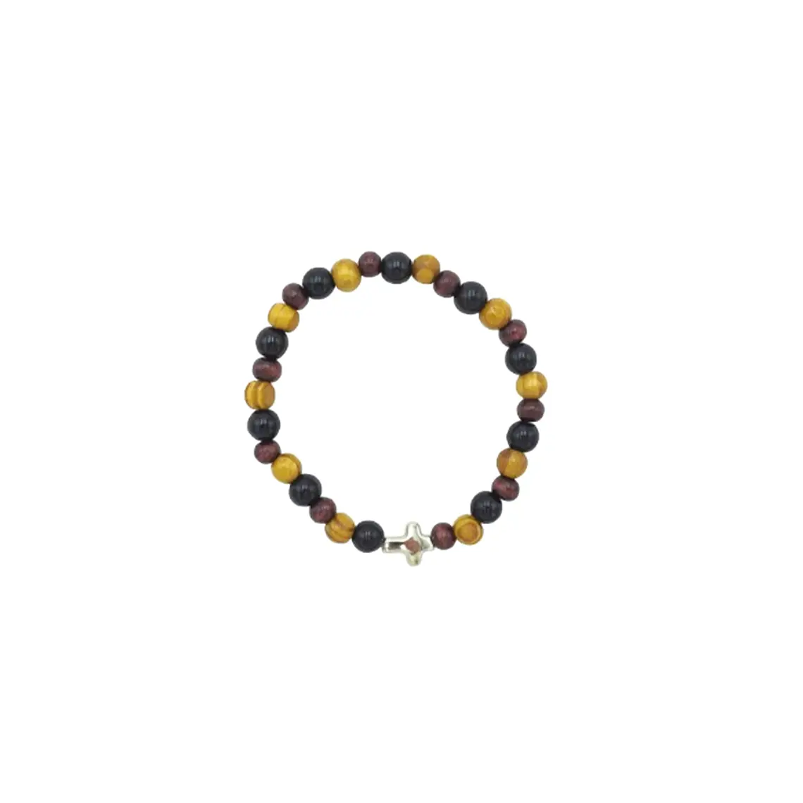 Pulseira de madeira e pedra 1