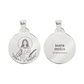 Collier et médaille de Sainte Cécile en acier inoxydable - vignette 2