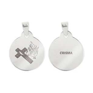 Sacrament of Confirmation necklace in stainless steel