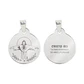 Collana e medaglia di Cristo Re in acciaio inossidabile - miniatura 2