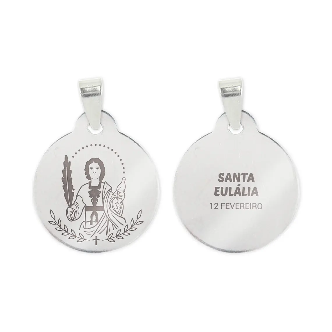 Saint Eulalia necklace in stainless steel 2