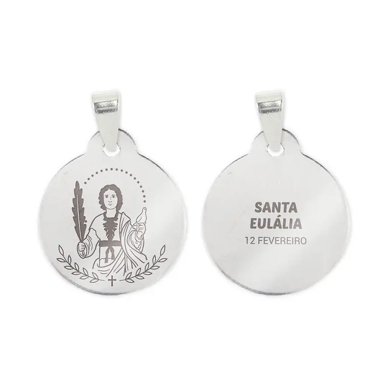 Saint Eulalia necklace in stainless steel 2