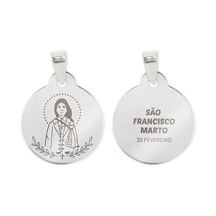 Saint Francisco Marto necklace in stainless steel