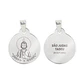 Collana e medaglia di San Giuda Taddeo in acciaio inossidabile - miniatura 2