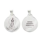 Collana e medaglia di Nostra Signora Pellegrina in acciaio inossidabile - miniatura 2