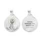 Collar y medalla de Nuestra Señora de las Angustias en acero inoxidable - Miniatura 2