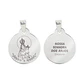 Collar y medalla de Nuestra Señora de los Ángeles en acero inoxidable - Miniatura 2