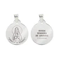 Collana e medaglia di Nostra Signora di Lourdes in acciaio inossidabile - miniatura 2