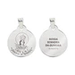 Our Lady of the Olive Tree necklace and medal in steel - thumbnail 2