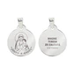 Collar y medalla de Madre Teresa de Calcuta en acero inoxidable - Miniatura 2