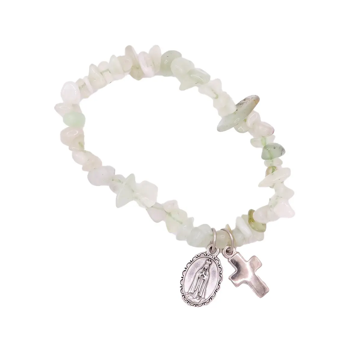 Pulseira católica de Jade natural 3