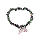 Pulseira católica de Zoizite e Rubi natural - miniatura 3