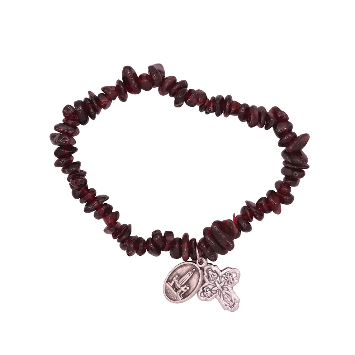 Pulseira católica de Granada natural 3