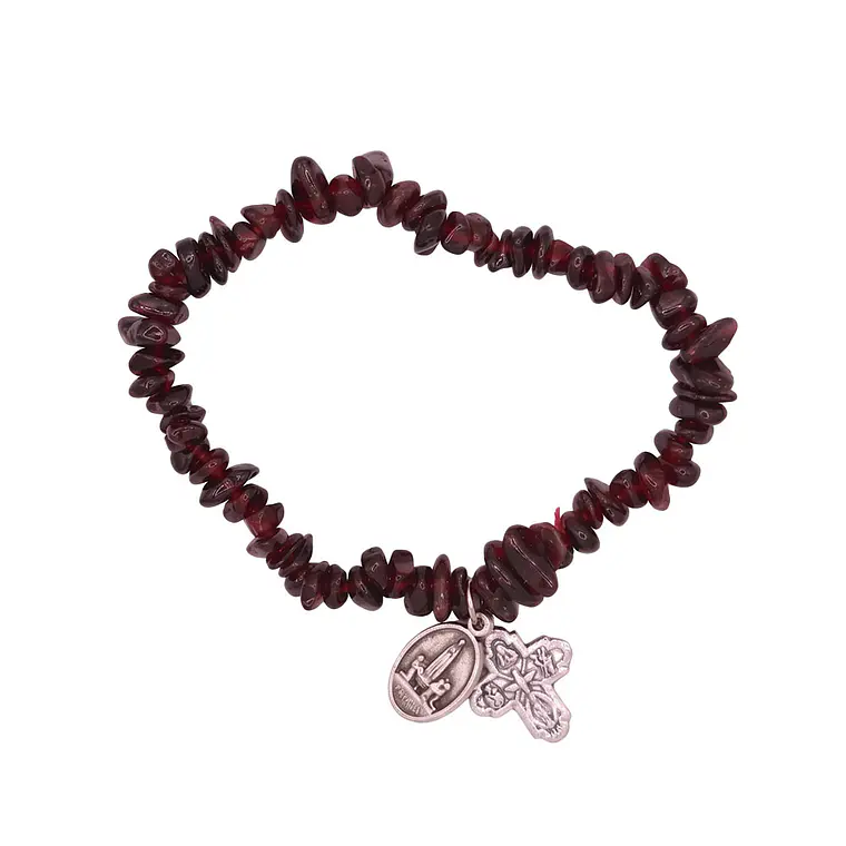 Pulseira católica de Granada natural 3