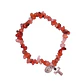 Pulseira católica de Ágata Cornalina natural - Miniatura 3