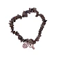 Pulseira católica de Quartzo Fumado natural - Thumbnail 3