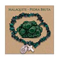 Pulseira católica de Malaquite natural - Thumbnail 1