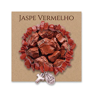 Catholic Red Jasper catholic bracelet