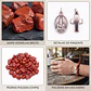 Bracciale cattolico di diaspro rosso cattolico - miniatura 2