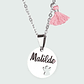 Customizable necklace with little angel - thumbnail 1