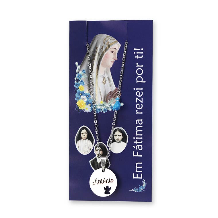 Customizable necklace with little angel 2