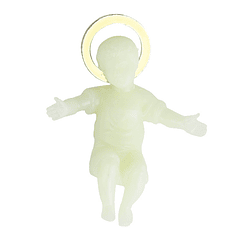 Fluorescent baby Jesus