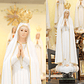 Statue of Our Lady of Fatima Pilgrim - Wood - thumbnail 5