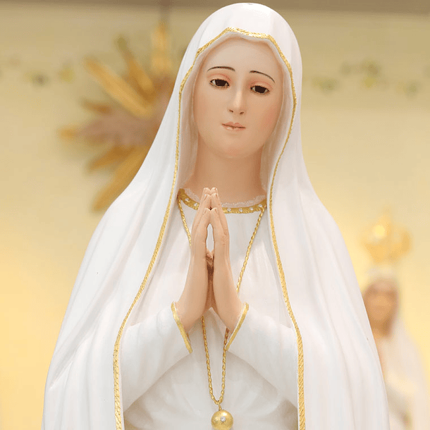 Notre-Dame de Fatima Pérégrine - en bois 6