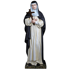 Estatua de Santa Juana madera