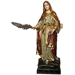 Estatua de Santa Lucía - Madera