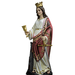 Saint Barbara - wood