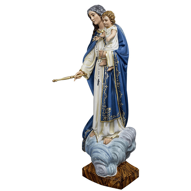 Madonna del Rosario - legno 2