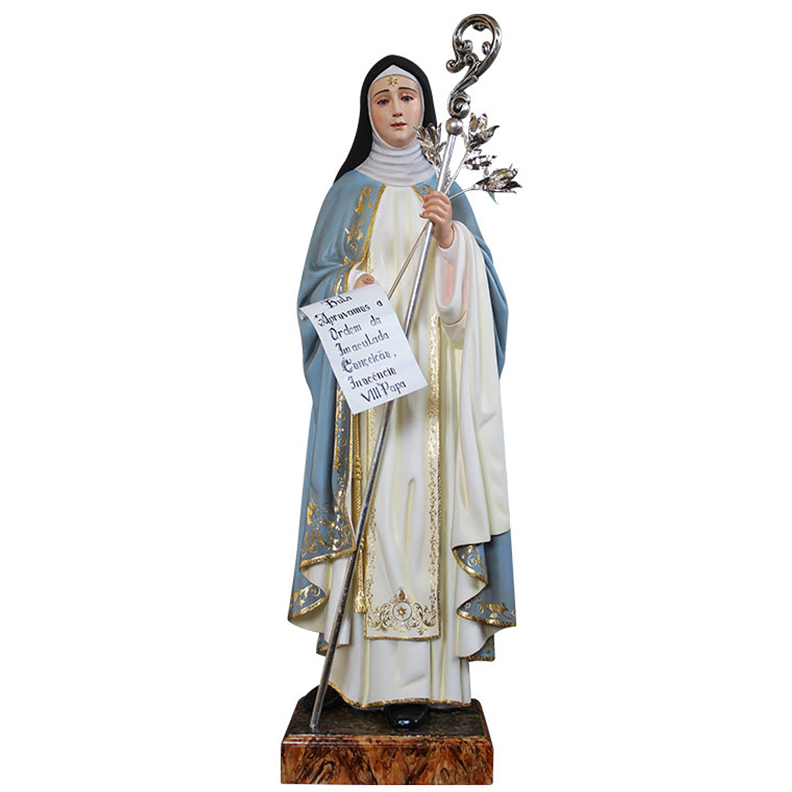 Statue of Saint Beatrice - wood 1