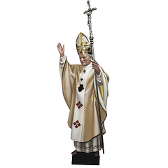 Papa Juan Pablo 2 - Madera