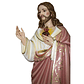 Sacred Heart of Jesus - Wood - thumbnail 2