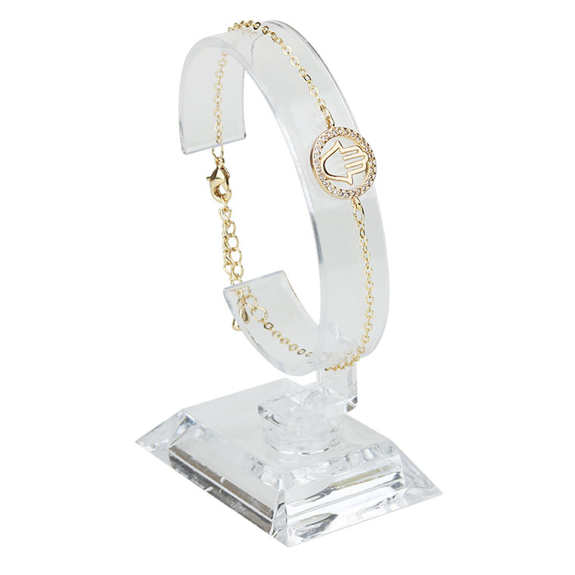 Bracciale mano di Fatima e Zirconi 1