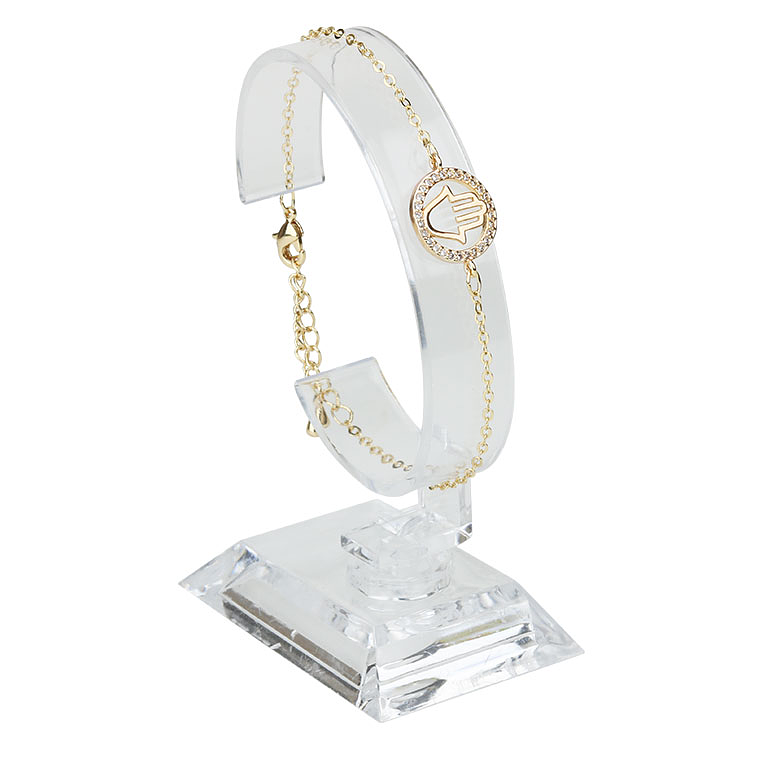 Bracciale mano di Fatima e Zirconi 1