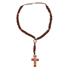 Cord rosary with Fatima