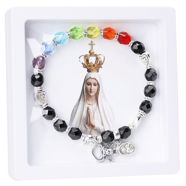 Pulseira de cristal Arco Íris 2