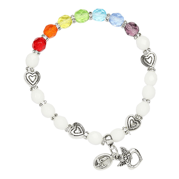 Rainbow Crystal Bracelet 1