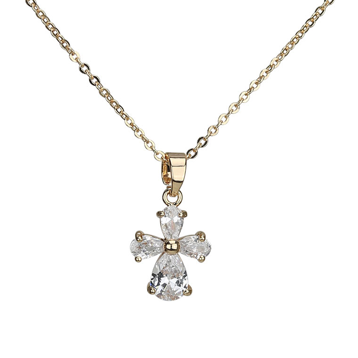 Zircon cross pendant 1