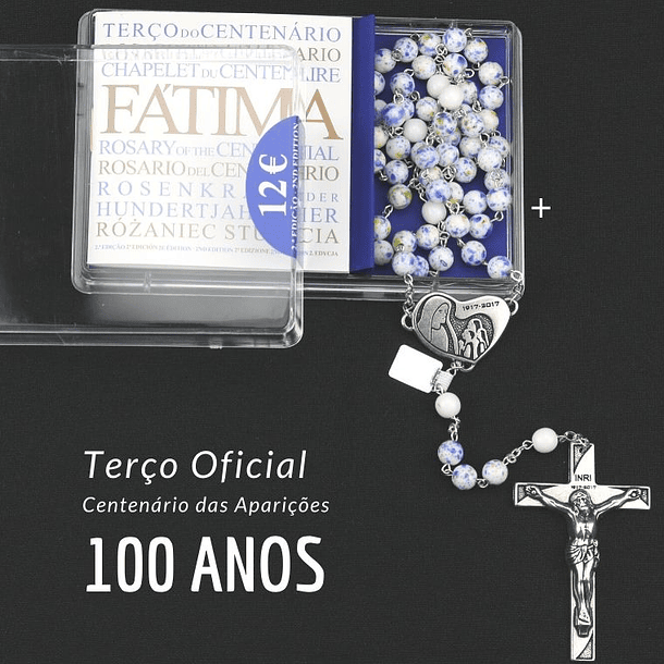 Rosary and statue of the 100 years of Fatima 2