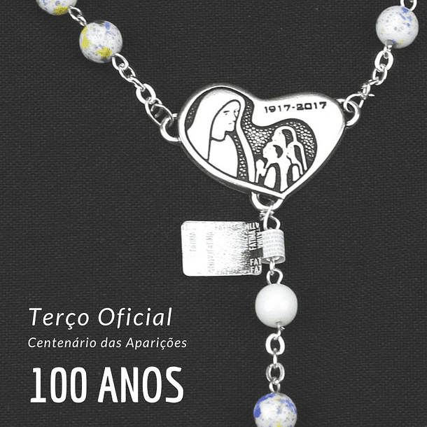 Rosary and statue of the 100 years of Fatima 3