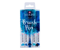 Brush Pen Ecoline - Set de 5 Lápices Azul