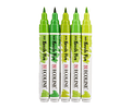 Brush Pen Ecoline - Set de 5 Lápices Verde